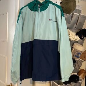 Color block champion windbreaker